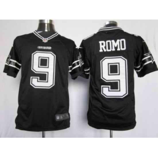 Nike Dallas Cowboys 9 Tony Romo black Limited NFL Jersey